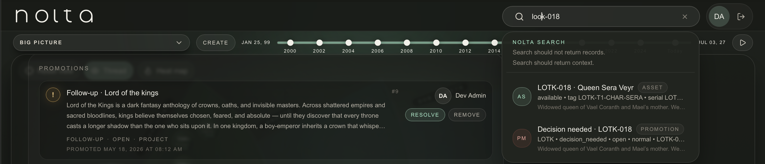 Nolta search screenshot placeholder